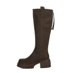 Frauen mit niedrigem Stiefeln 3WL182 Brown | Mei