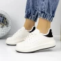 Frauen-Sneaker 3WL188 Weißschwarz Mei