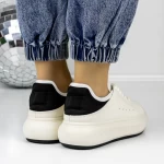 Frauen-Sneaker 3WL188 Weißschwarz Mei