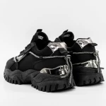 Frauen-Sneaker 3B25 Black-Gunmetal | Mei