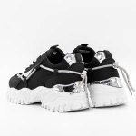 Frauen-Sneaker 3B25 Schwarz-Weiß Mei