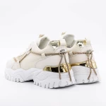 Frauen -Sneaker 3b25 Beige Mei