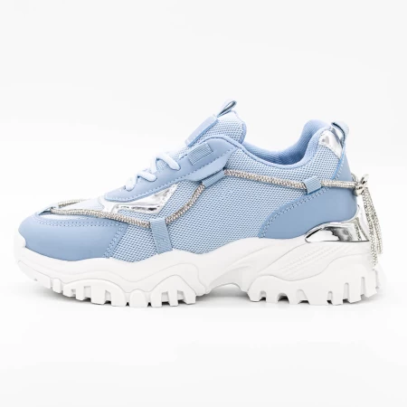 Frauen -Sneaker 3b25 Blau Mei