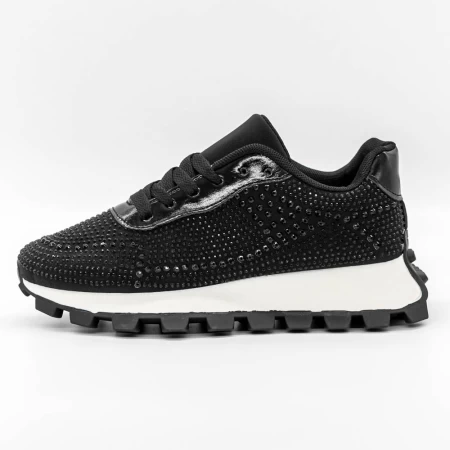 Frauen -Sneaker 3B30 Schwarz Mei