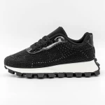 Frauen -Sneaker 3B30 Schwarz Mei