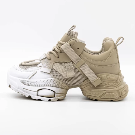 Frauen -Sneaker 3B38 Khaki | Mei