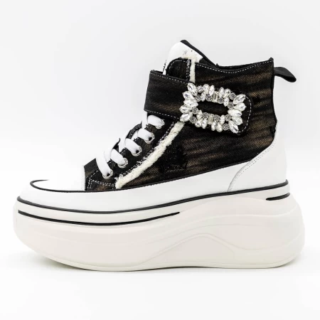 Sportschuhe auf der 3yja6 Black Platform Mei