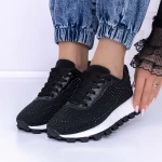 Frauen -Sneaker 3B30 Schwarz Mei