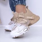 Frauen -Sneaker 3B38 Khaki | Mei
