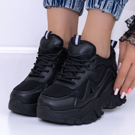 Sportschuhe auf der 3WL163 -Plattform schwarz | Mei