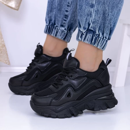 Sportschuhe auf der 3WL163 -Plattform schwarz | Mei