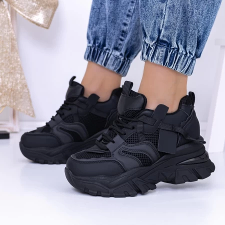 Sportschuhe auf der 3WL165 -Plattform schwarz | Mei