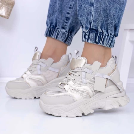 Sportschuhe auf der 3WL165 -Plattform grau Mei