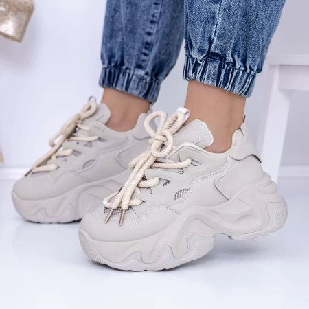 Frauen -Sneaker 3WL189 Beige | Mei