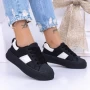 Frauen -Sneaker 3xj118 Schwarz Mei