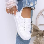 Frauen -Sneaker 3xj118 Weiß Mei