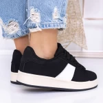 Frauen -Sneaker 3xj119 schwarz Mei