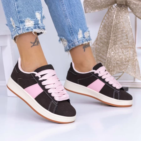 Frauen -Sneaker 3xj119 Brown Mei