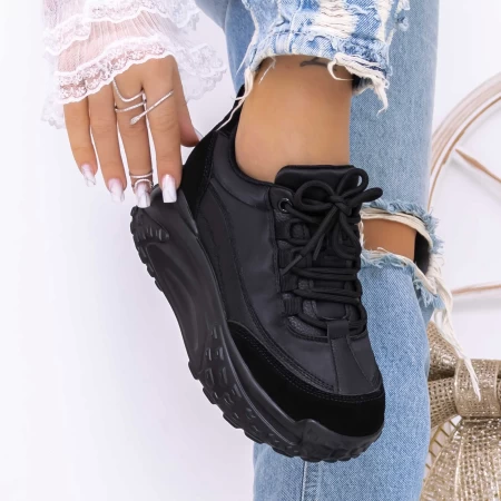 Frauen -Sneaker 3yja2 schwarz Mei