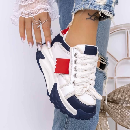 Frauen -Sneaker 3yja3 Blau Mei