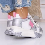 Frauen -Sneaker 3yja3 Silber Mei