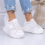 Frauen -Sneaker 3yja3 Beige Mei