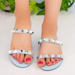 Frauen DD87 Blaue Hausschuhe Seastar Blue