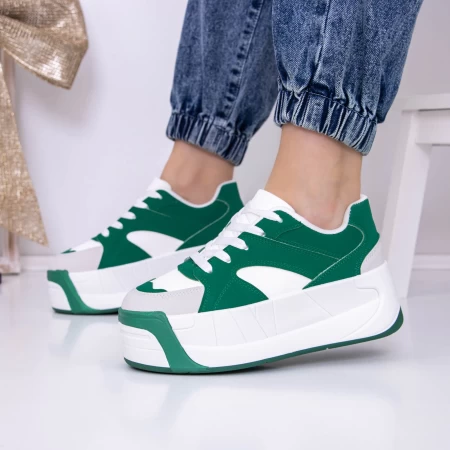 Sportschuhe auf der 3xj113 -Plattform Grün | Mei