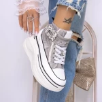 Sportschuhe auf der 3yja6 grauen Plattform Mei