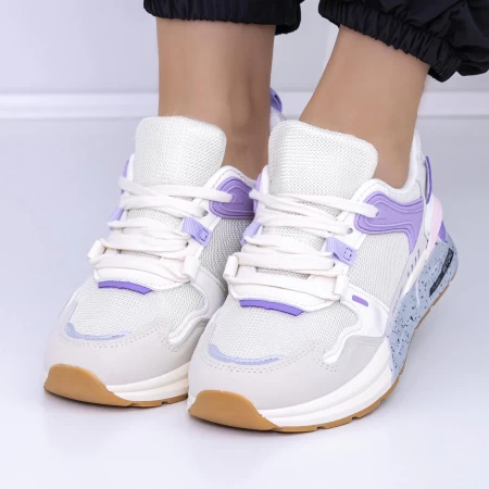 Frauen -Sneaker 3xj117 lila Mei