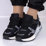 Frauen -Sneaker 3xj117 Black | Mei