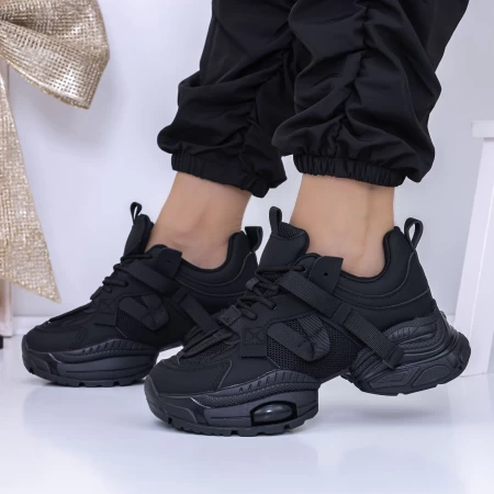 Frauen -Sneaker 3b39 schwarz Mei