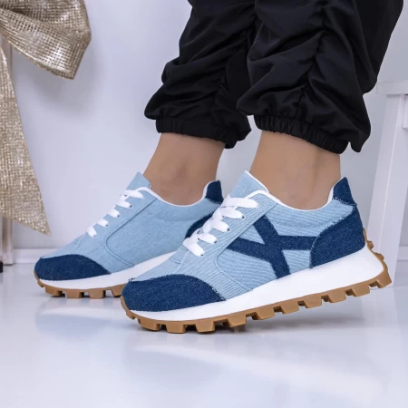 Frauen -Sneaker 3b51 Blau Mei