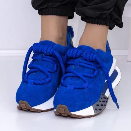 Frauen -Sneaker 3SZ22 Blau Mei