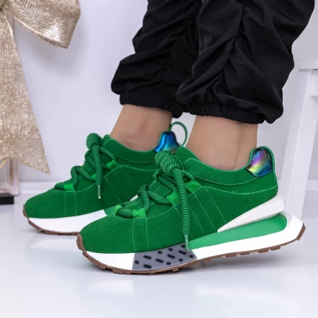 Frauen -Sneaker 3SZ22 Grün Mei