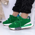Frauen -Sneaker 3SZ22 Grün Mei
