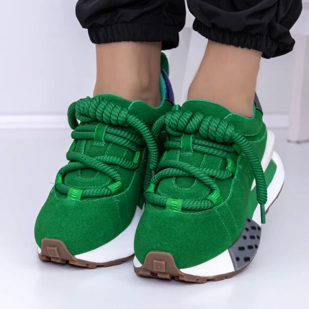 Frauen -Sneaker 3SZ22 Grün Mei