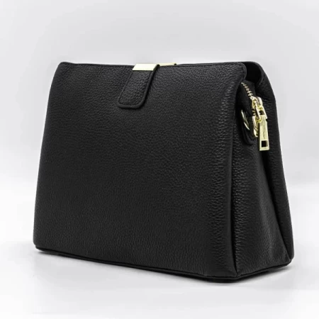 Umhängetasche 6677 Schwarz | Injoy