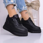 Sportschuhe auf der schwarzen Plattform 3WL176 Mei