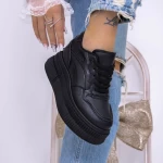 Sportschuhe auf der schwarzen Plattform 3WL176 Mei