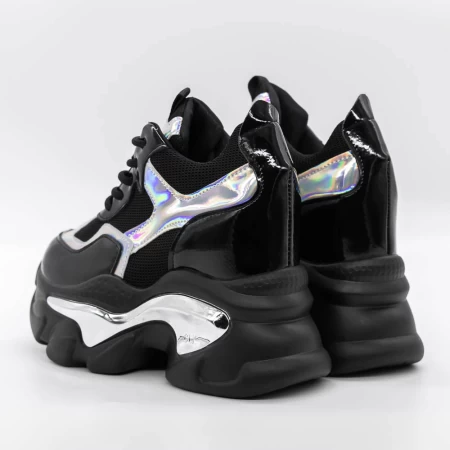 Sportschuhe auf der 3WL132 -Plattform schwarz | Mei