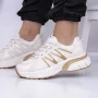 Frauen -Sneaker 3B36 Beige Mei