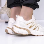 Frauen -Sneaker 3B36 Beige Mei