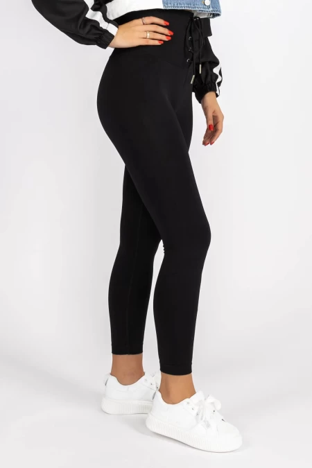 Frauen-Leggings NG12113-1 Schwarz | Kikiriki