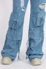 Frauen TR341 Overalls blau Kikiriki