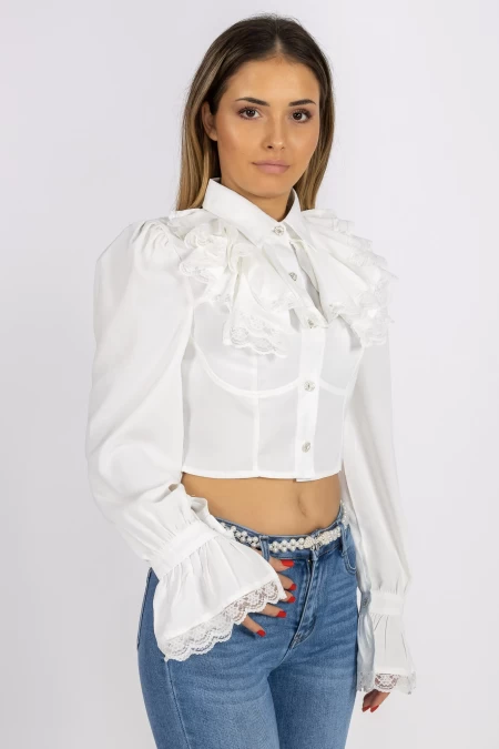 Frauen t -Shirt 81169 Weiß | Kikiriki