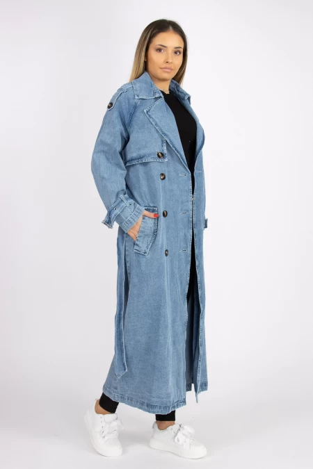 Damen TR323 Blaue Jacke Kikiriki