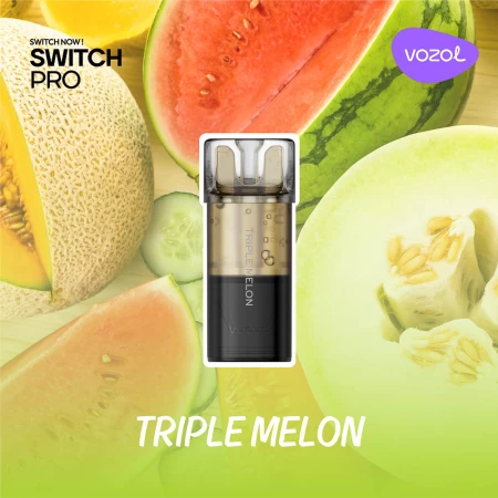 Einzeleinsatzschalter Pro dreifach Melone | Vozol