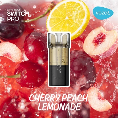 One -Time Switch Pro Cherry Peach Limonadenbeitrag Vozol