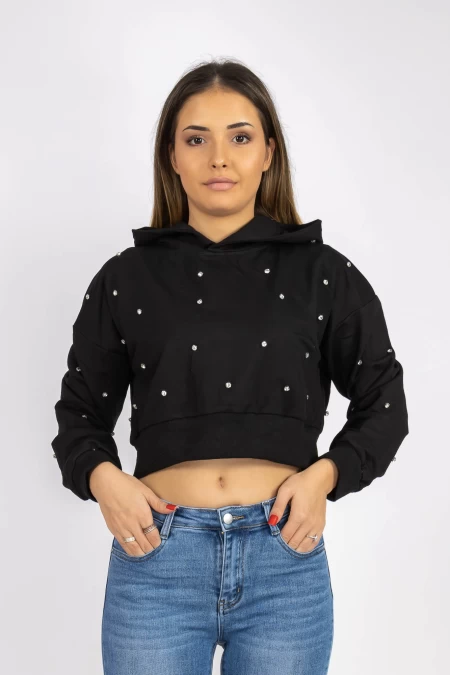 Damen Hoodie NG3288 Black | Kikiriki